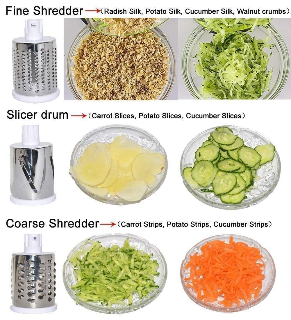 4 in 1 Drum Grater (Shredder/Slicer )